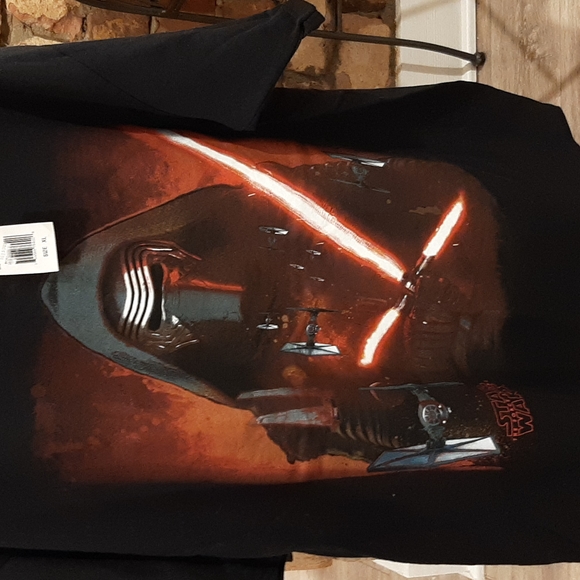 Men's New Star Wars Black Size XL T Shirt  with Tags - Picture 3 of 7